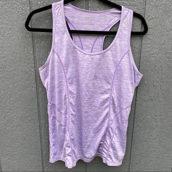 Reebok Athletic Racer Back Tank Purple - Picture 1 of 5